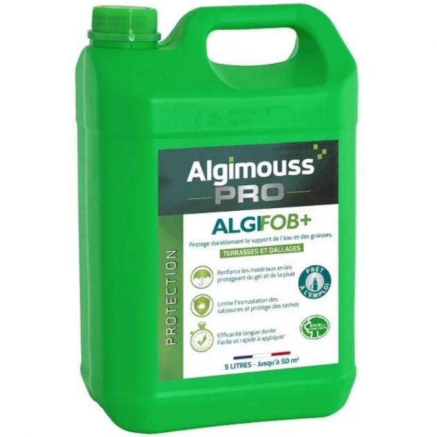 Imperméabilisant terrasse eau et graisse Algifob+ 5L