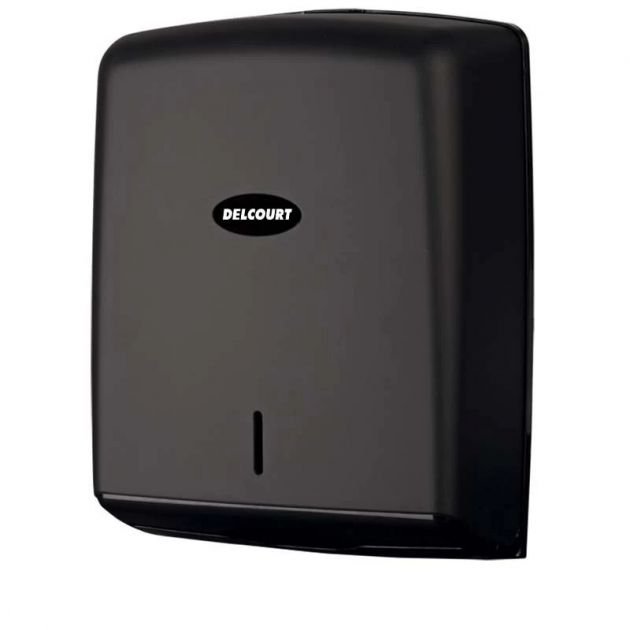 Distributeur essuie main feuille à feuille et 3800 feuille essuie main Noir