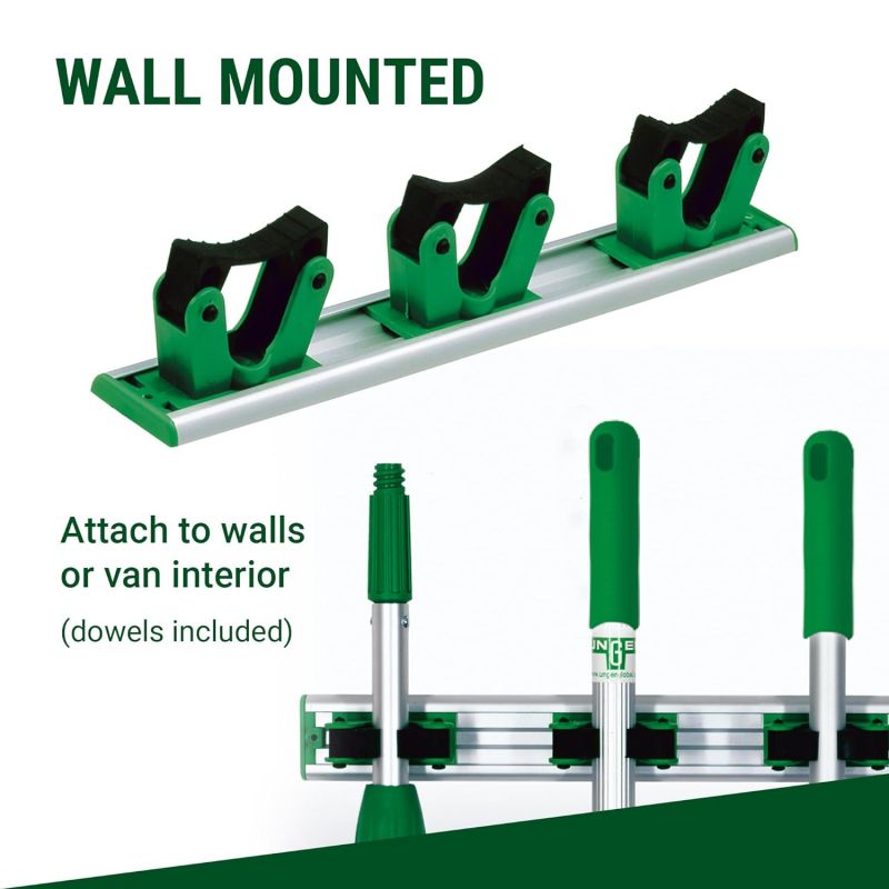 Rail accroche-balais UNIVERSEL 70CM+3 ATTACHES HO700 UNGER 