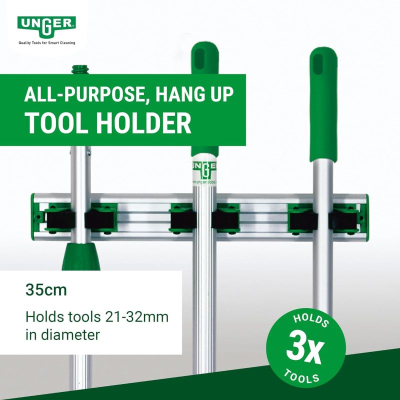 Rail accroche-balais mural Unger Hang Up 3 ATT 35CM 