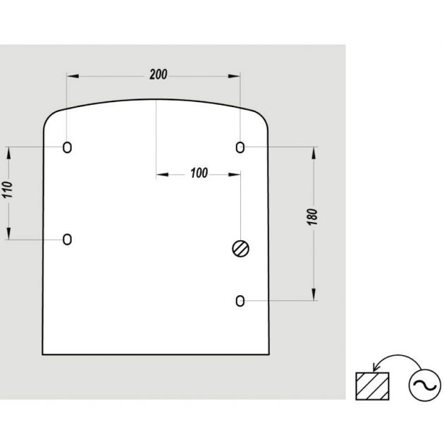 Sèche-mains automatique moteur à induction Tornade JVD