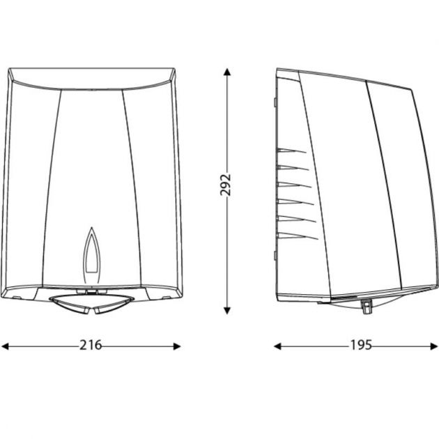 Sèche-mains électrique à air pulsé Sup'Air JVD