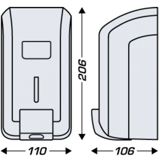 Pack sèche-mains à air pulsé enfant et distributeur de savon Sup'air Kids JVD