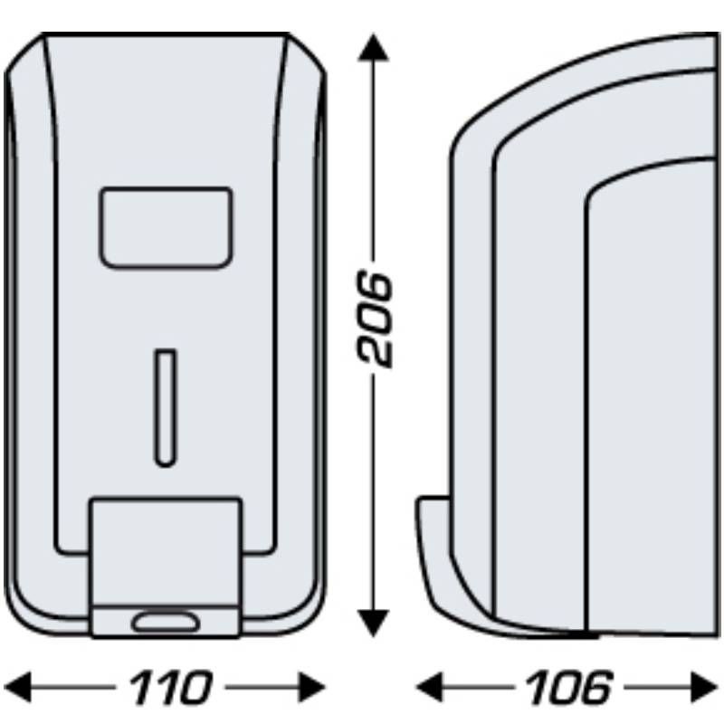 Pack sèche-mains à air pulsé automatique enfant et distributeur de savon Exp'air Kids JVD