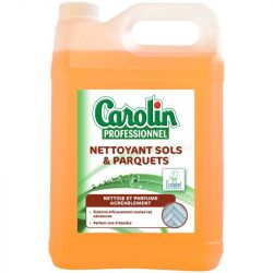 Nettoyant dégraissant écologique sols et parquets bidon 5 L Carolin
