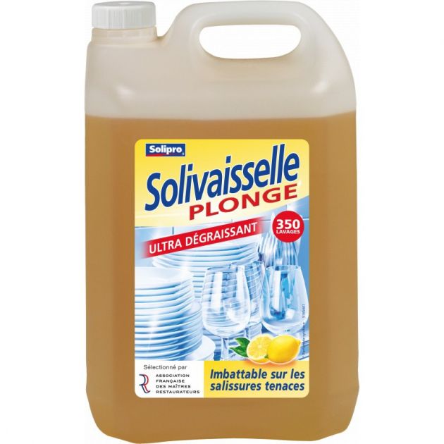 Liquide vaisselle plonge citronSolivaisselle - bidon de 5 L
