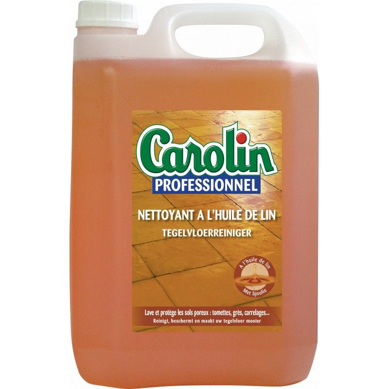 Nettoyant protecteur sol à l’huile de lin bidon de 5 L Carolin