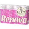 Papier toilette blanc 4 plis Déco Renova x60