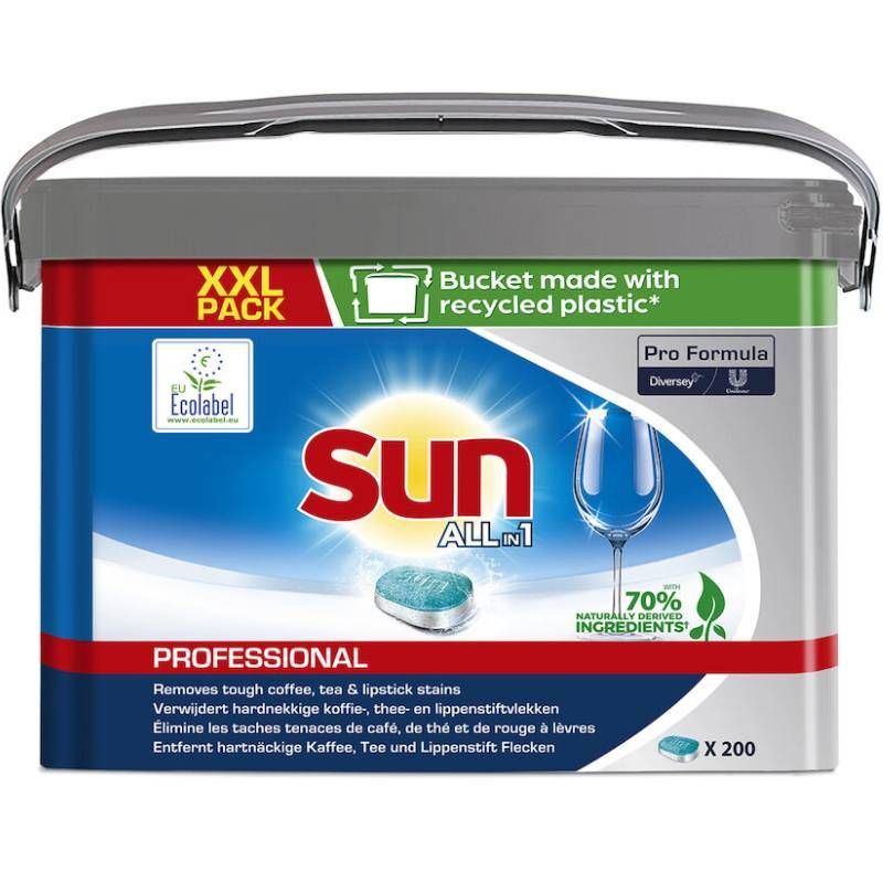 Tablettes lave-vaisselle All in 1Sun - baril de 200