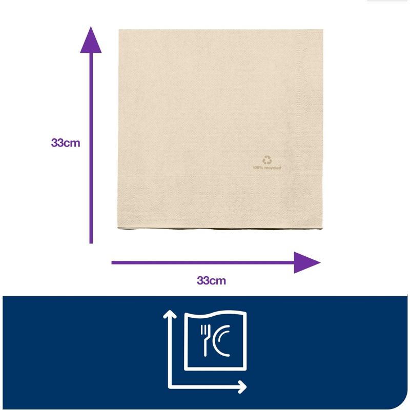 Serviette en papier Ecolabel Tork Advanced 33 x 33 cm x 200