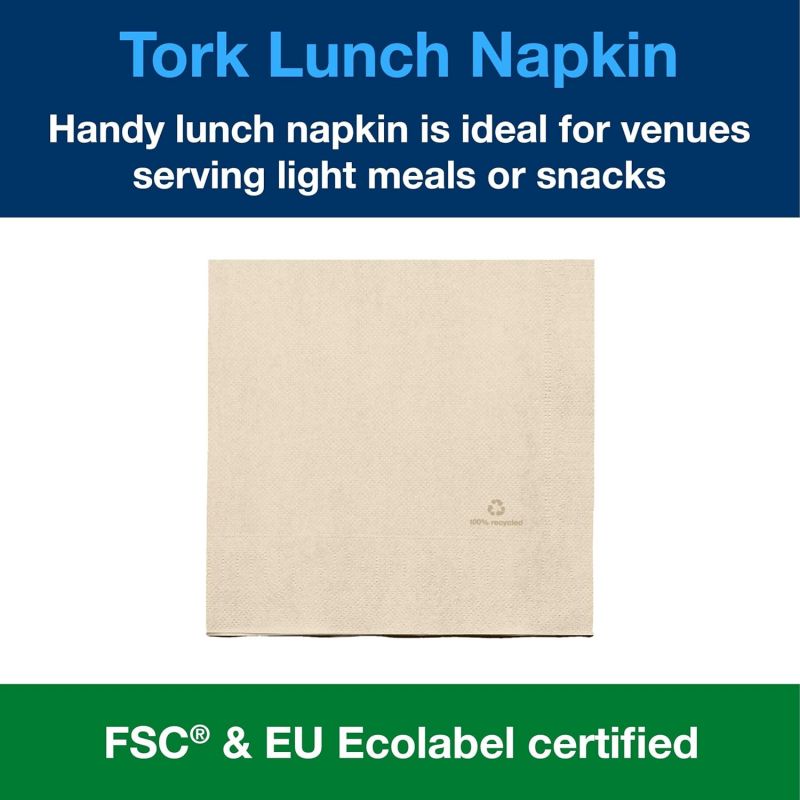 Serviette en papier Ecolabel Tork Advanced 33 x 33 cm x 200