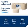 Papier toilette mini jumbo Tork T2 naturel 2 plis Advanced 12 x 170 m