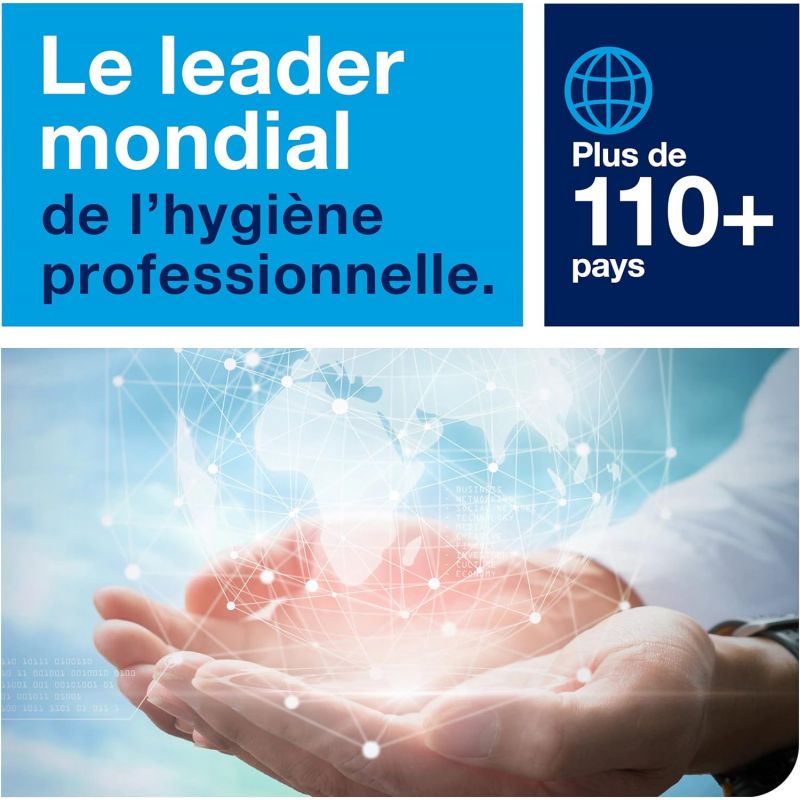 Papier toilette mini jumbo Tork T2 naturel 2 plis Advanced 12 x 170 m