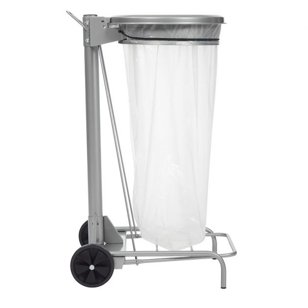 Support sacs poubelle tri sélectif 110 L Rossignol gris Support sacs poubelle tri sélectif 110 L Rossignol gris