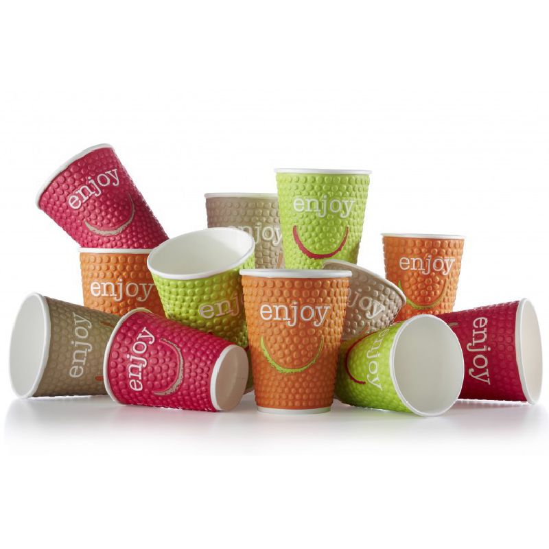 Gobelet en carton 20 cl Enjoy - lot de 90 illustration Gobelet en carton 20 cl Enjoy - lot de 90 illustration