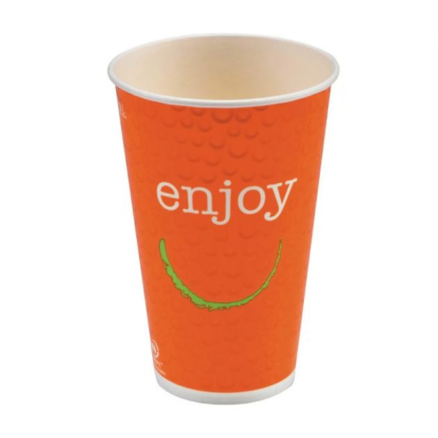 Gobelets en carton double paroi 30 cl Enjoy - lot de 200