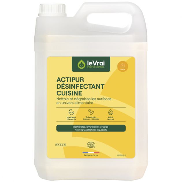 Dégraissant désinfectant cuisine Actipur5L