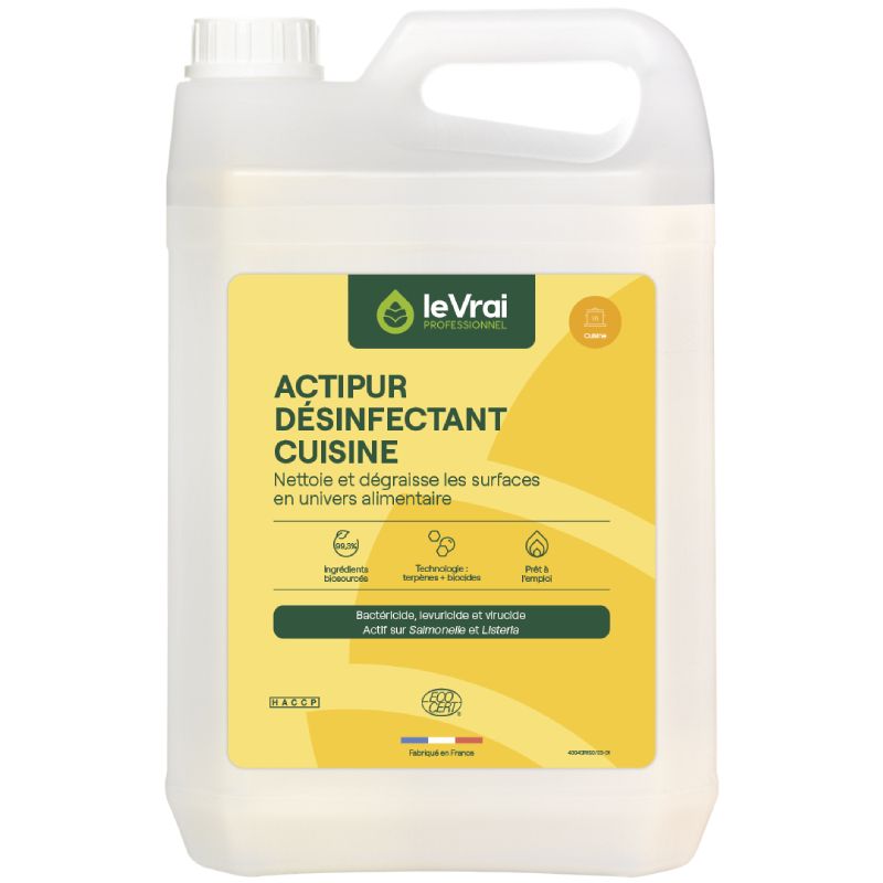 Dégraissant désinfectant cuisine Actipur5L Dégraissant désinfectant cuisine Actipur5L