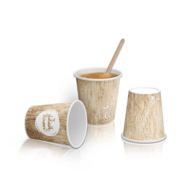 Gobelet en carton Bioware - 10 cl  Gobelet en carton Bioware - 10 cl