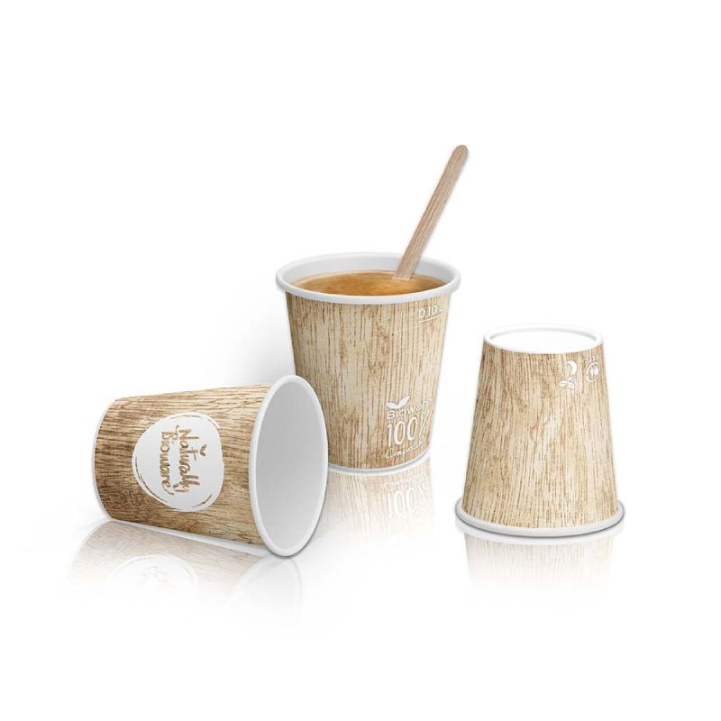 Gobelet en carton Bioware - 10 cl  Gobelet en carton Bioware - 10 cl