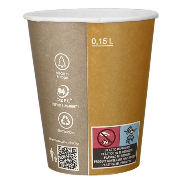 Gobelets en carton 15cl vendu par sachet de 100 Gobelets en carton 15cl vendu par sachet de 100