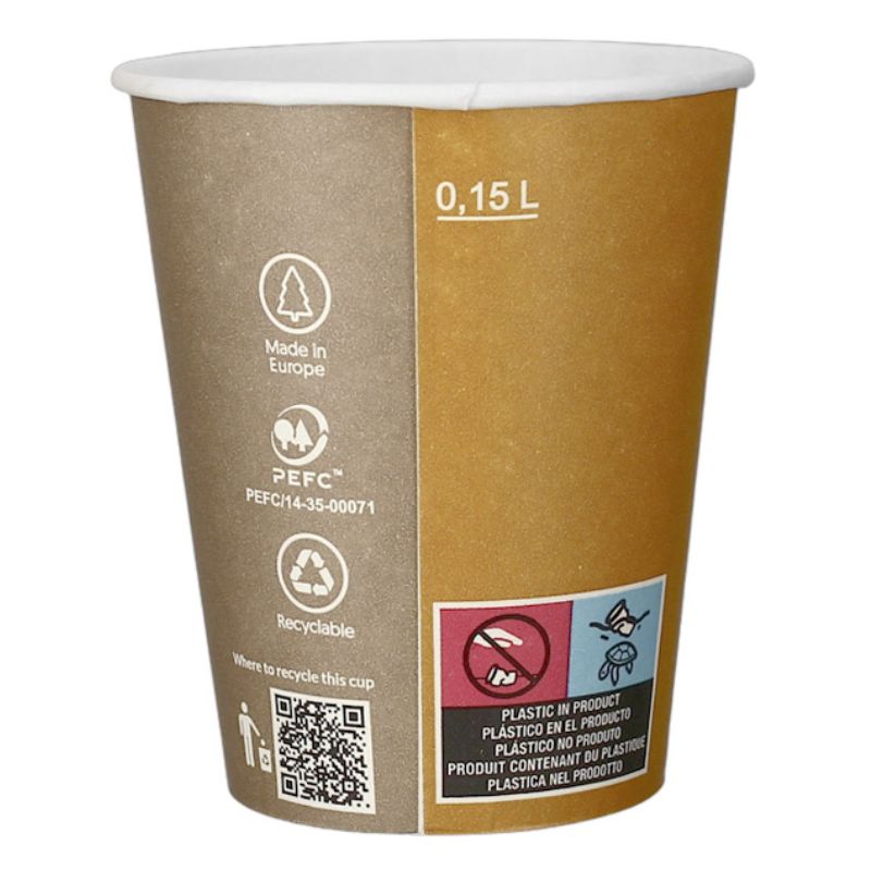 Gobelets en carton 15cl vendu par sachet de 100 Gobelets en carton 15cl vendu par sachet de 100