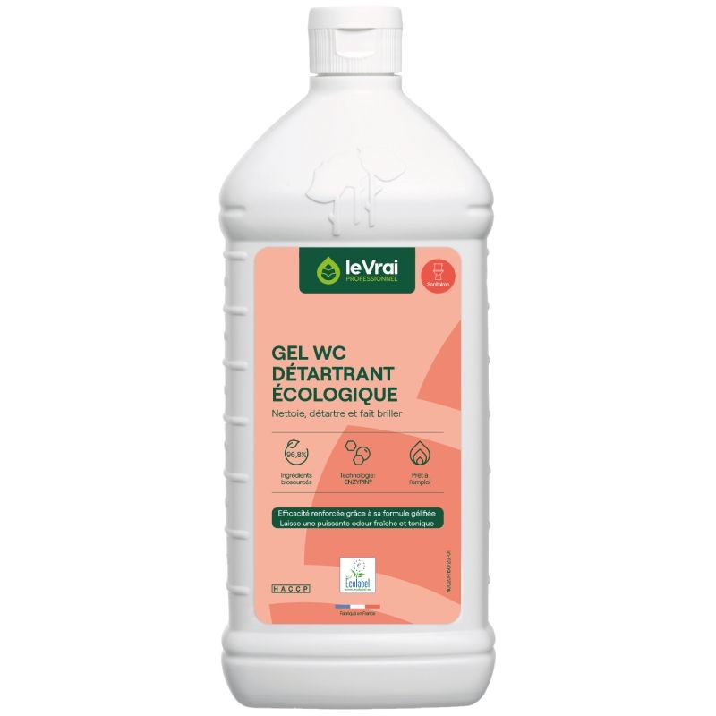 Gel détartrant sanitaires Écolabelflacon 1L Enzypin Gel détartrant sanitaires Écolabelflacon 1L Enzypin
