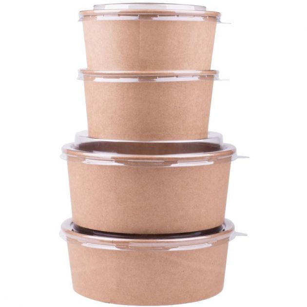 Couvercle PET transparent pour bol Ø18,5 cm x50