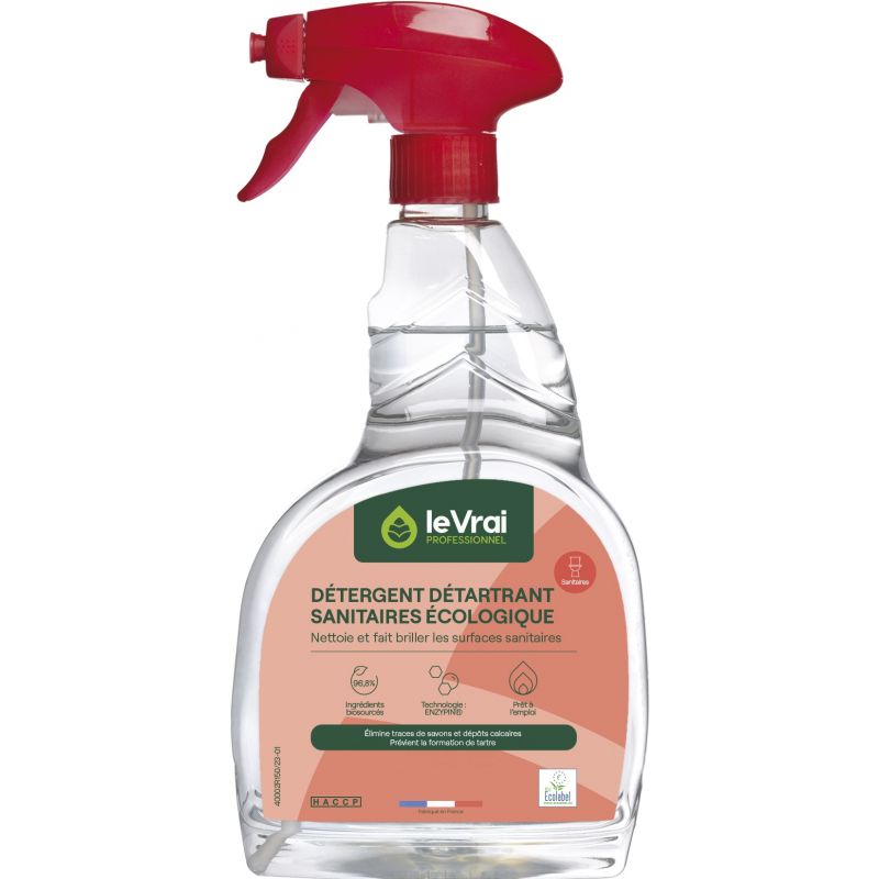 Spray nettoyant détartrant sanitaire 750ml Spray nettoyant détartrant sanitaire 750ml