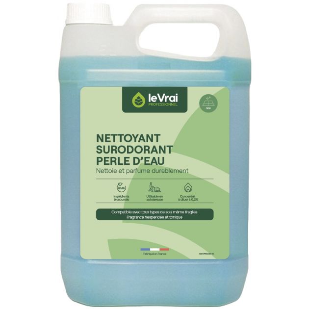 Détergent nettoyant surodorant concentré bidon 5 L Le Vrai Détergent nettoyant surodorant concentré bidon 5 L Le Vrai