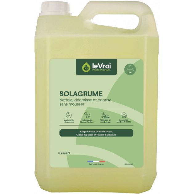 Nettoyant sol concentré Solagrume le Vrai Professionnel 5L