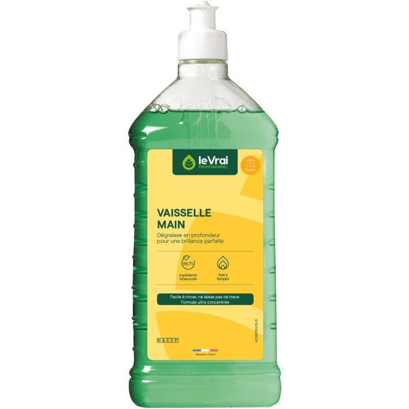 Liquide vaisselle main Le Vrai Professionnel 1L Liquide vaisselle main Le Vrai Professionnel 1L