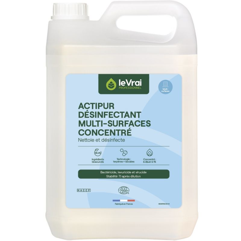 détergent désinfectant actipur 5L