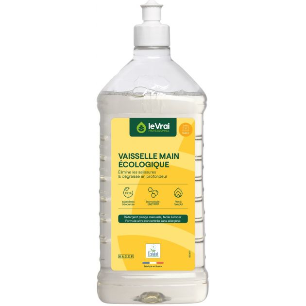 Liquide vaisselle mains Écolabel Enzypin Liquide vaisselle mains Écolabel Enzypin