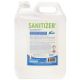 Gel hydroalcoolique norme EN14476 bidon 5 L Sanitizer