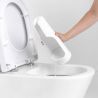 Ensemble WC set + brosse Brabantia blanc