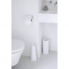 Ensemble WC set + brosse Brabantia blanc