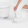 Ensemble WC set + brosse Brabantia blanc