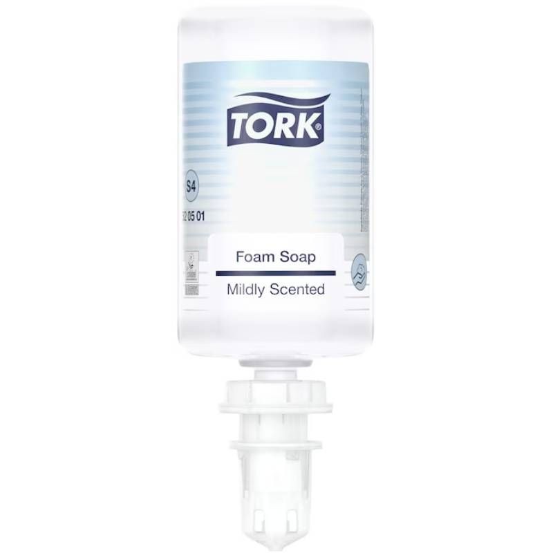 6 recharges savon mousse doux 1 L Tork S4 6 recharges savon mousse doux 1 L Tork S4