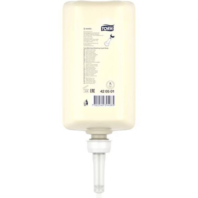 Savon liquide Premium Tork S1 1L - lot de 6 cartouches