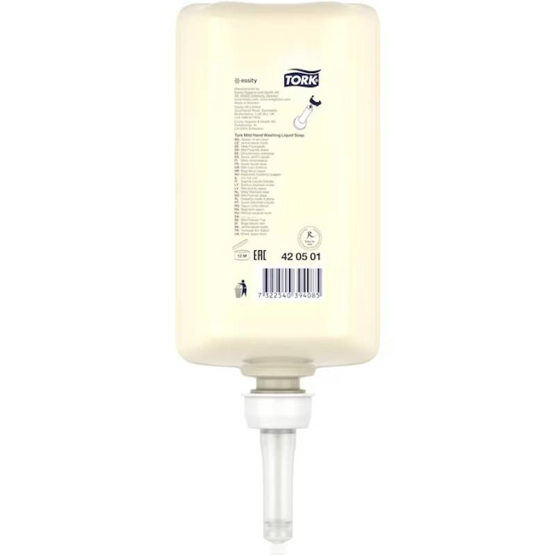 Savon liquide Premium Tork S1 1L - lot de 6 cartouches