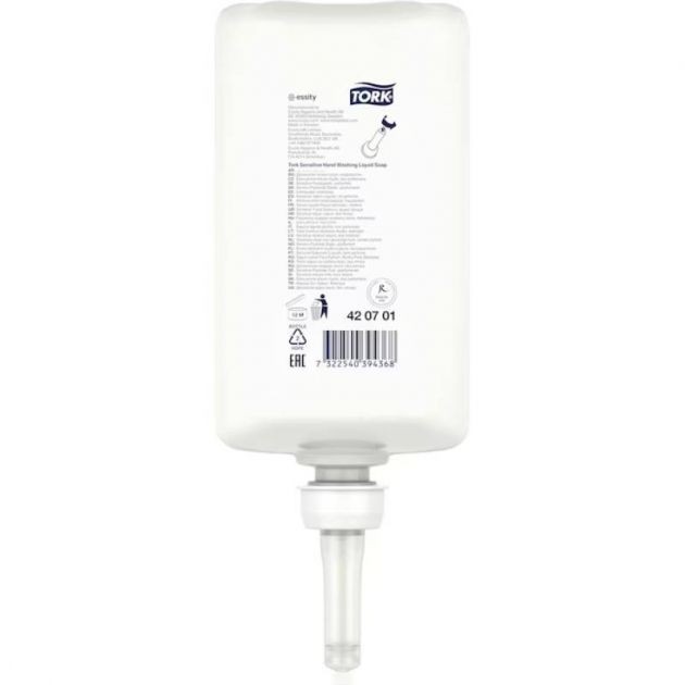 Savon liquide Premium Tork S1 1L - lot de 6 cartouches