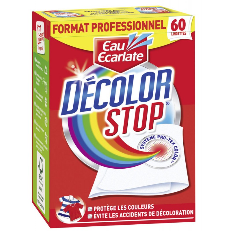 Lingettes anti-décoloration linge Décolor Stop Eau Ecarlate - Delcourt.fr | Delcourt.fr