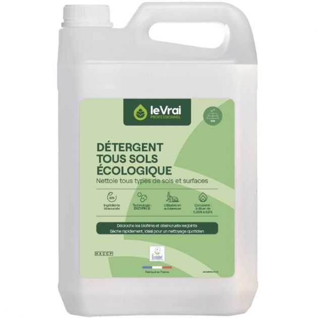 Détergent multi-surfaces Ecolabel Enzypin 5 L