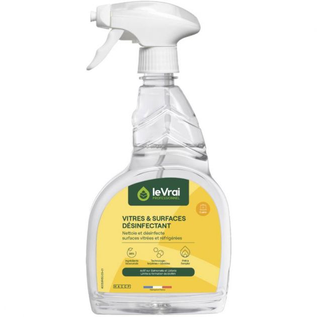 Désinfectant écologique vitres et surfaces VSD Le Vrai 750 ml