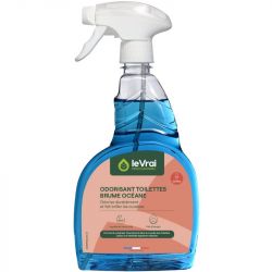 Spray odorisant toilettes 750 ml Le Vrai brume océane