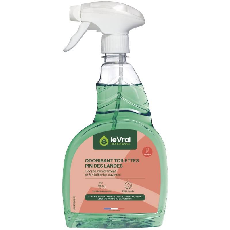 Spray odorisant toilettes 750 ml Le Vrai pin des landes Spray odorisant toilettes 750 ml Le Vrai pin des landes