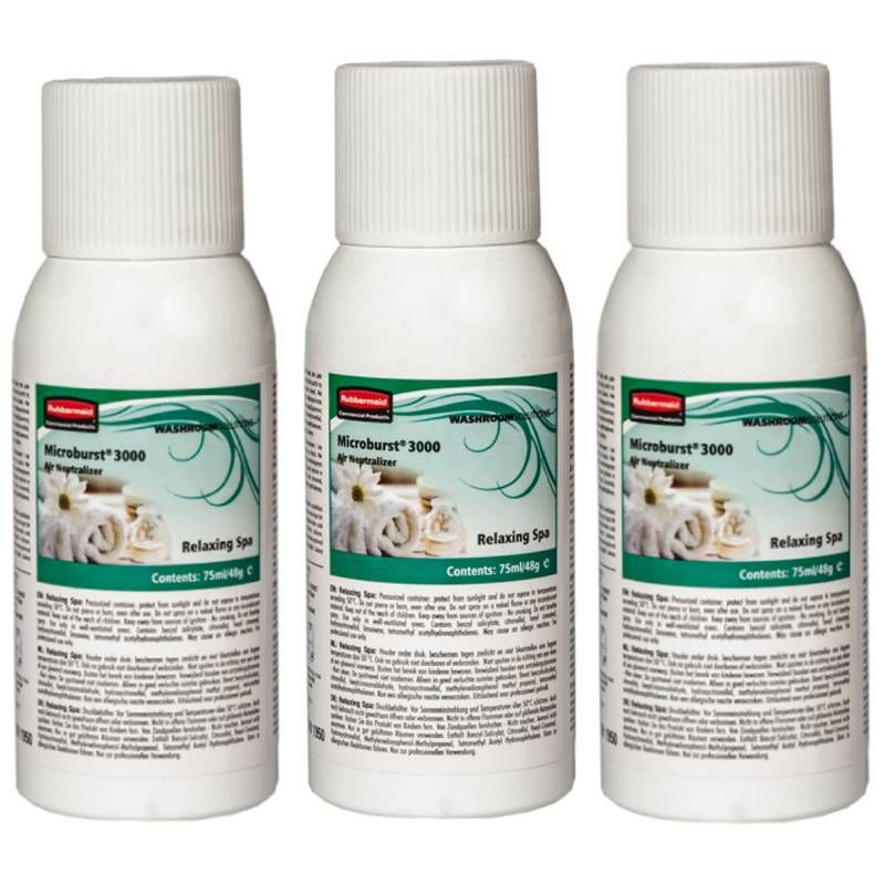 Recharge parfum 75 ml pour diffuseur Microburst 3000 LCD - lot de 3 relaxing spa Recharge parfum 75 ml pour diffuseur Microburst 3000 LCD - lot de 3 relaxing spa