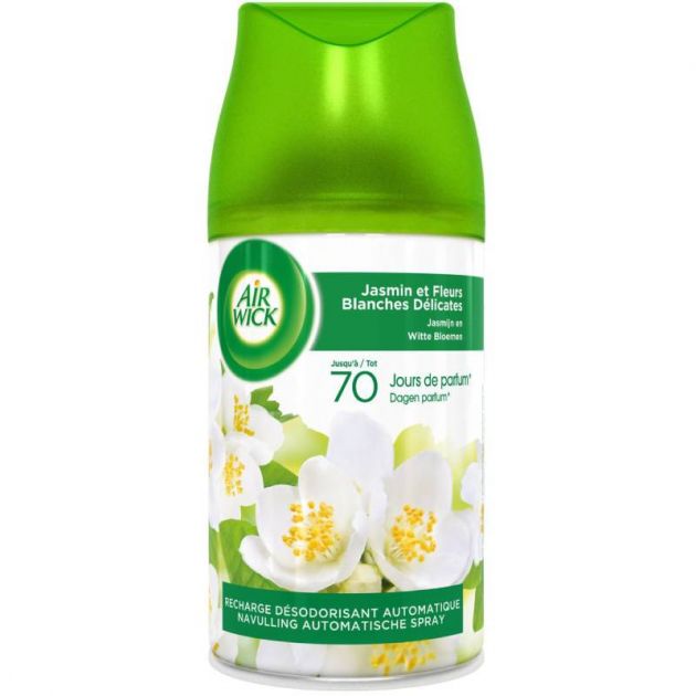 Recharge pour diffuseur de parfumFresh matic Air Wick fleur blanche Recharge pour diffuseur de parfumFresh matic Air Wick fleur blanche