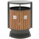 Poubelle de tri sélectif extérieure 78 L double seaux